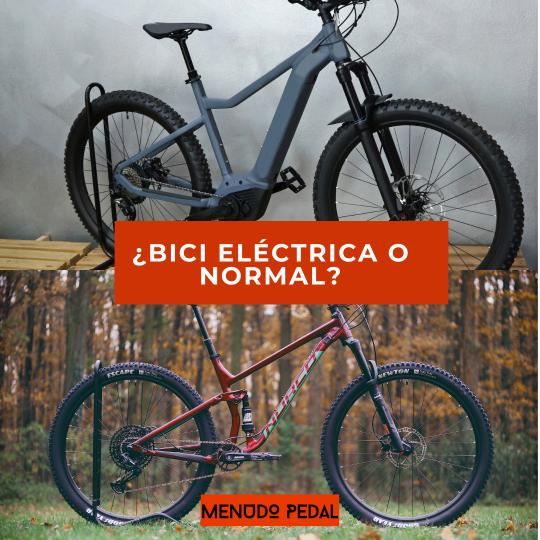 ¿Bici eléctrica o normal?