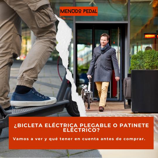 ¿Patinete eléctrico o bicicleta eléctrica?